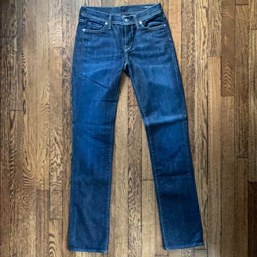 Citizens of humanity mid rise straight leg jeans